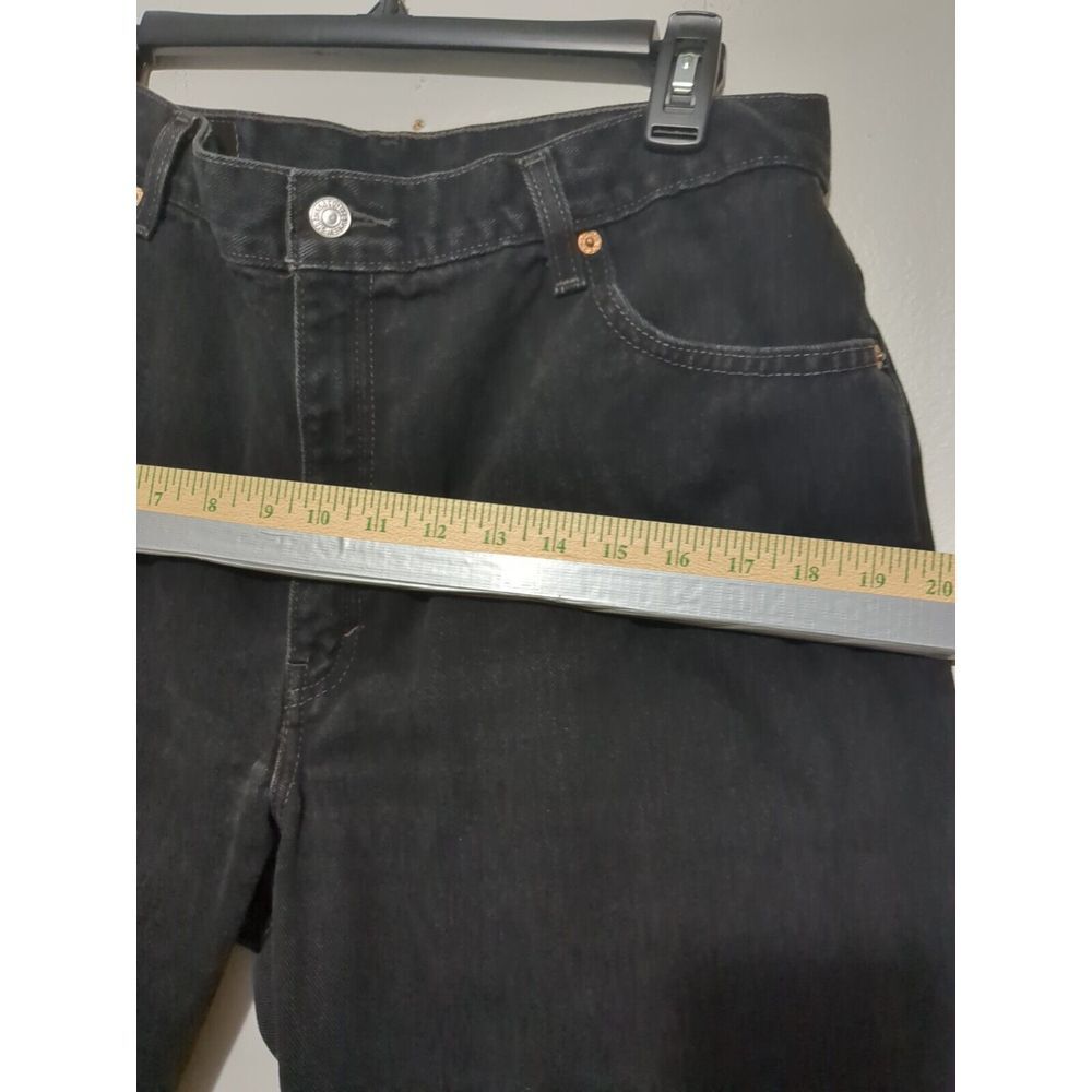 Levi's 550 Relaxed Fit Tapered Leg Womens Size 16 Reg S Black‎ Jeans - Picture 7 of 7